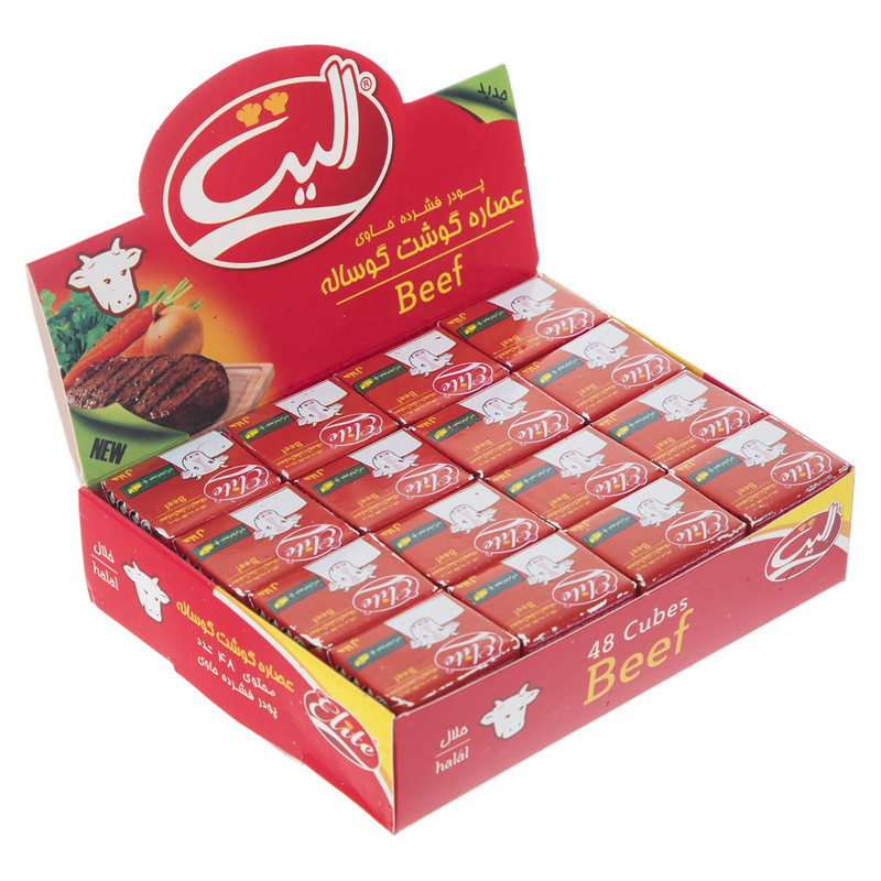 عصاره گوشت گوساله الیت 48 عددی